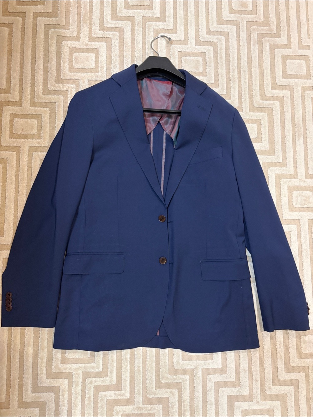 Byron Men's Blue Two-Button Blazer and Pants Set